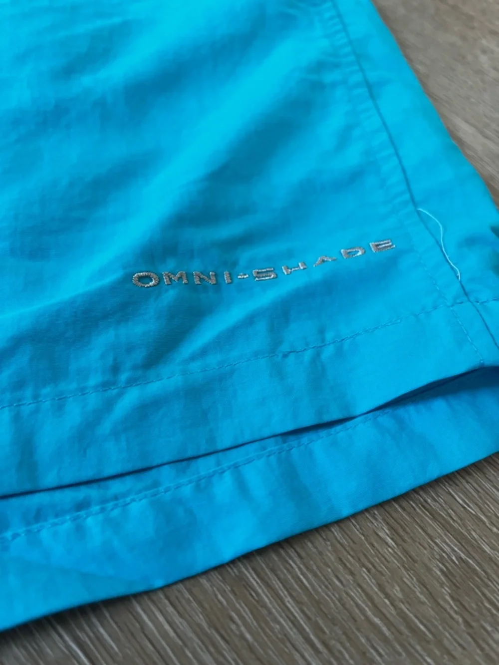 Columbia Bright Turquoise PFG Fishing Shorts